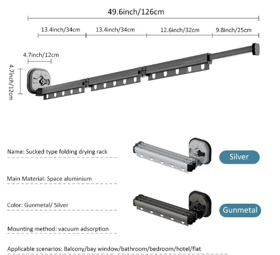 KERMYS Collapsible Wall Drying Rack