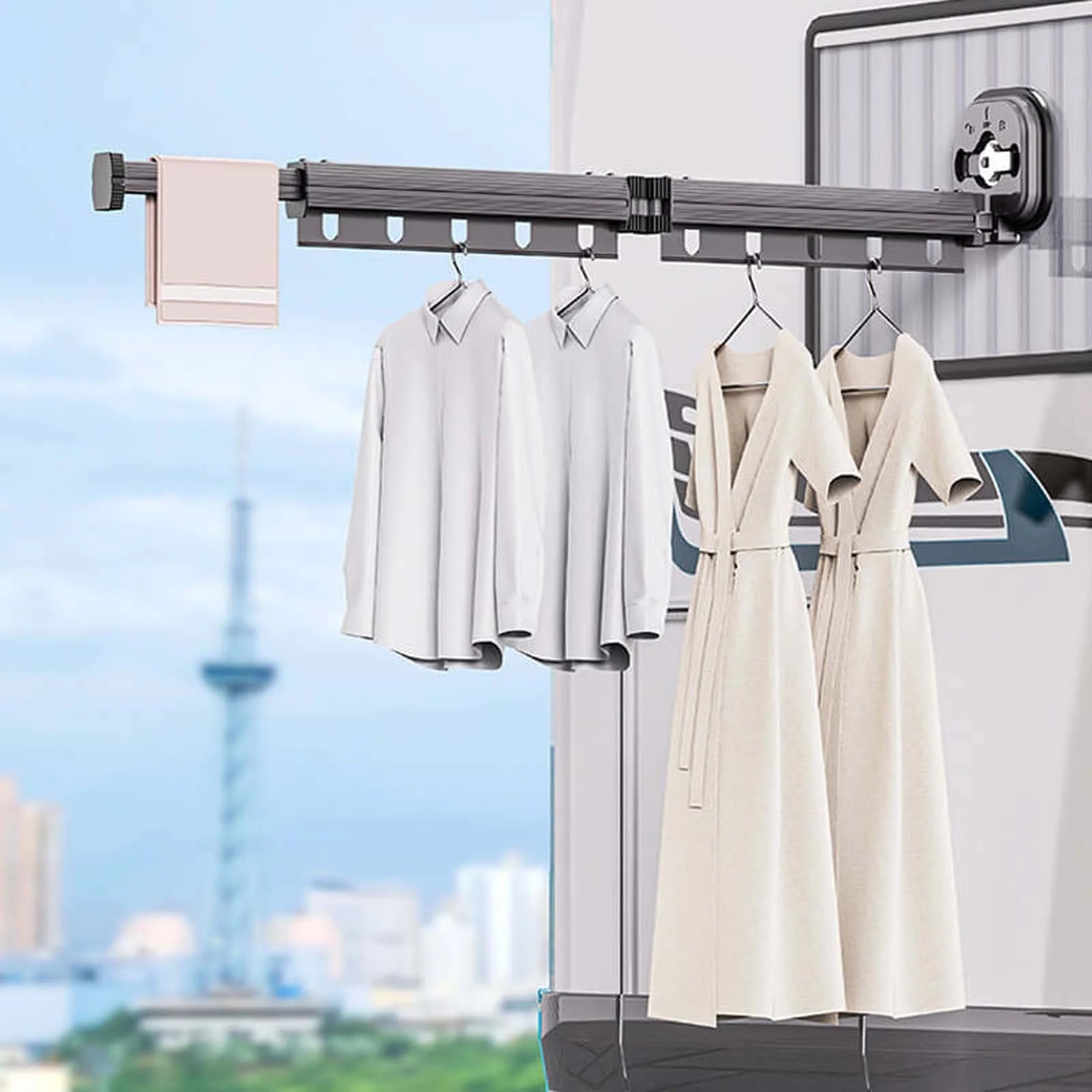 KERMYS Collapsible Wall Drying Rack