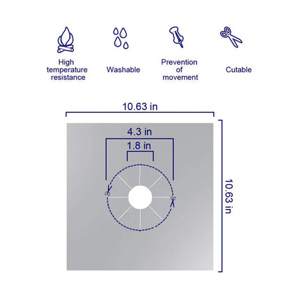 KERMYS Reusable Stove Protector Pads