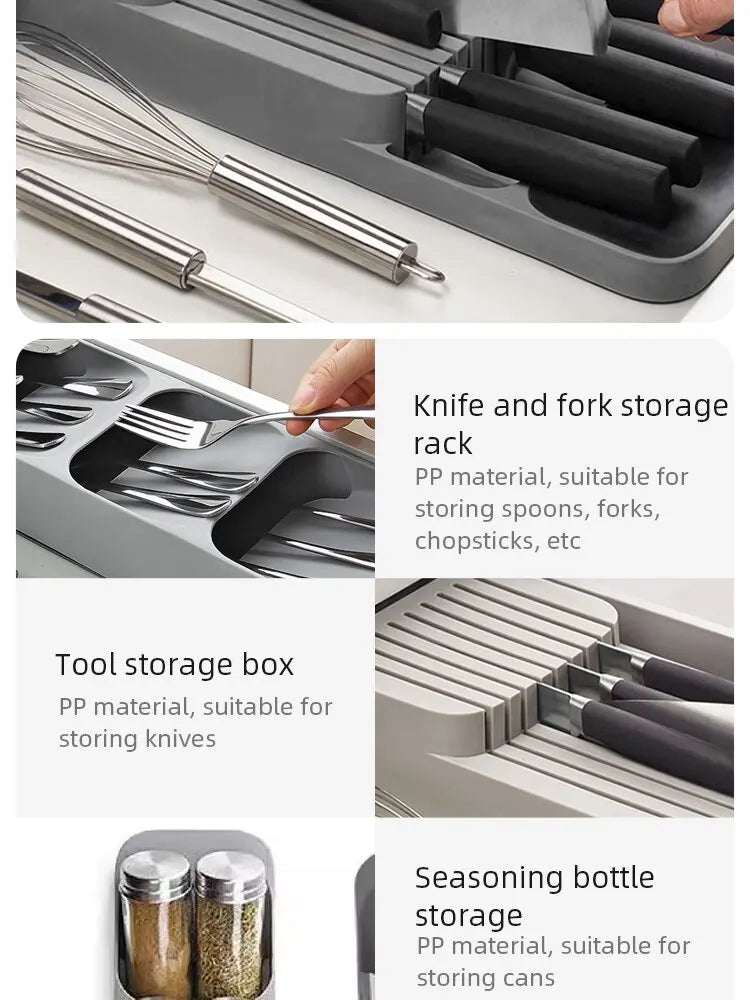 KERMYS Kitchen Cutlery Organizer