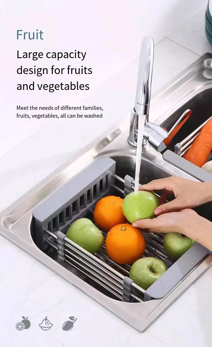 KERMYS Adjustable Drain Basket