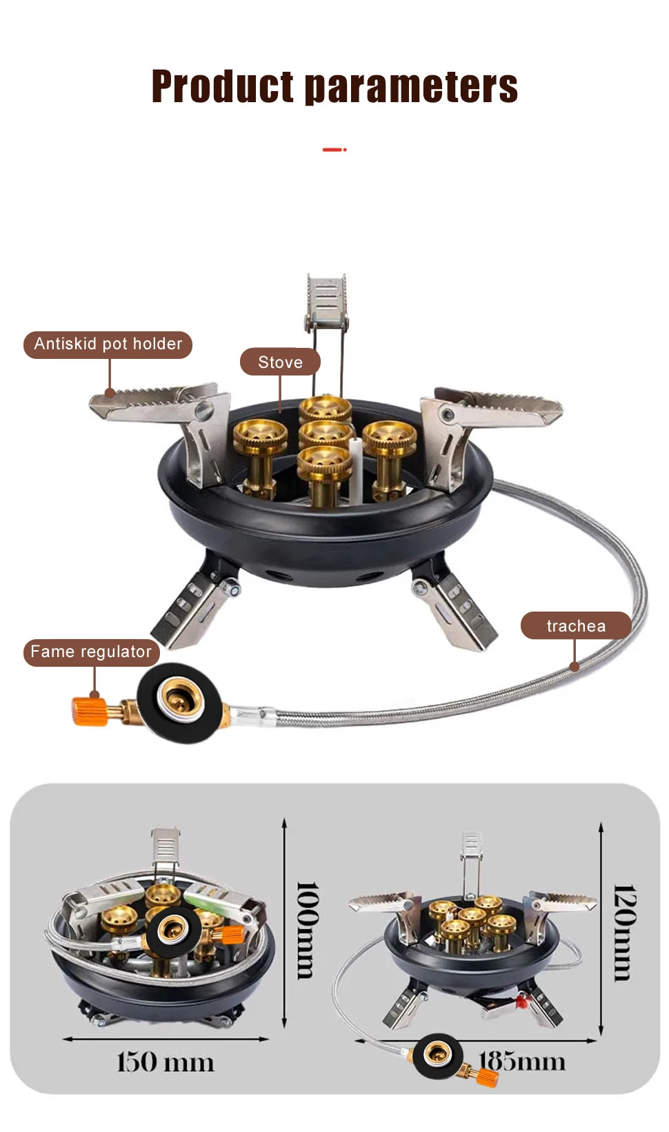 KERMYS Camping Gas Stove