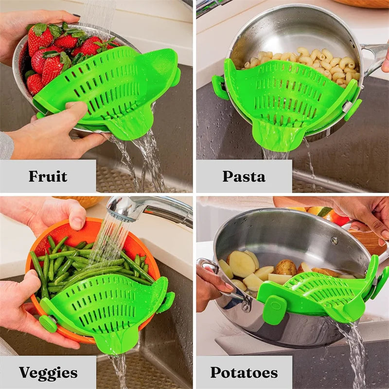 KERMYS Clip-On Food Strainer