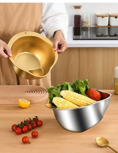 KERMYS Stainless Rice Strainer