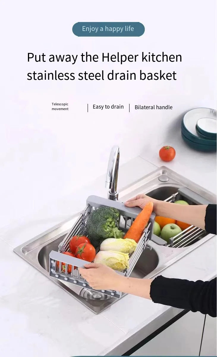 KERMYS Adjustable Drain Basket