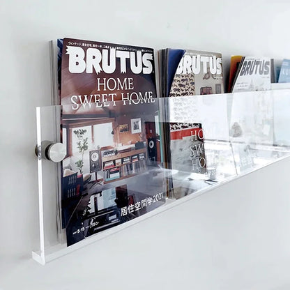 KERMYS Wall-Mounted Transparent Shelf