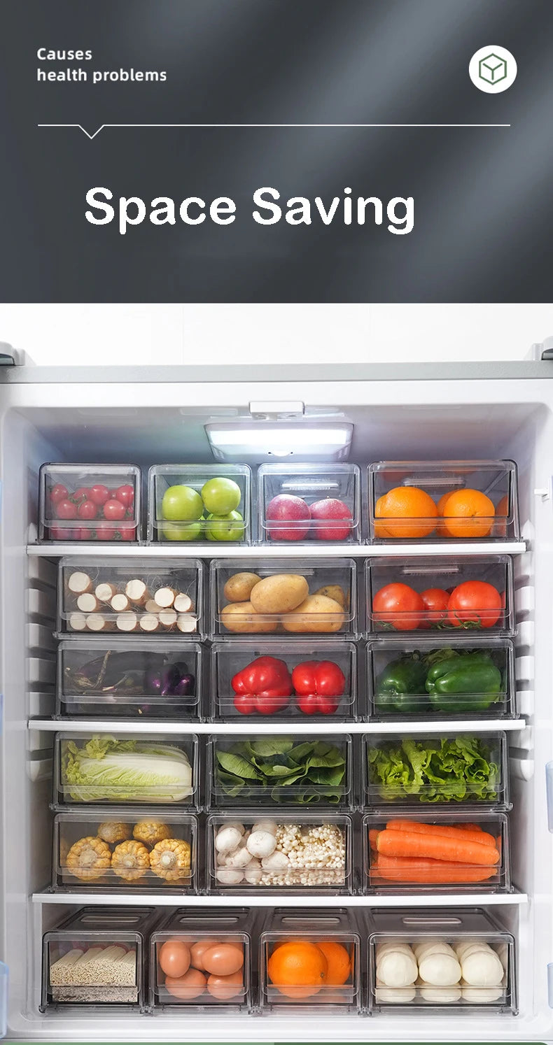 KERMYS Fridge Storage Box