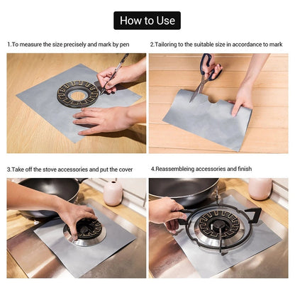 KERMYS Reusable Stove Protector Pads