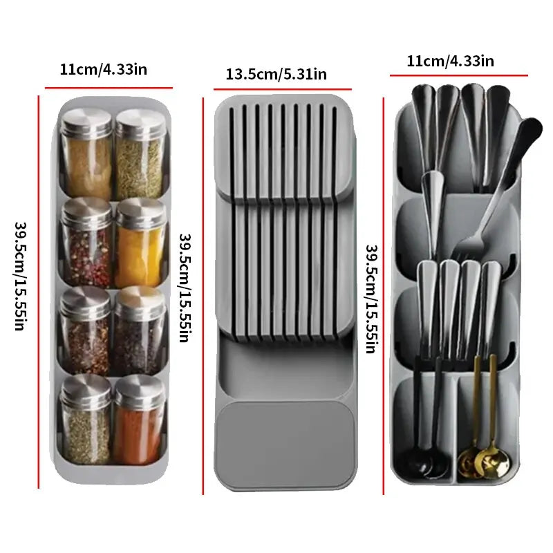 KERMYS Kitchen Cutlery Organizer