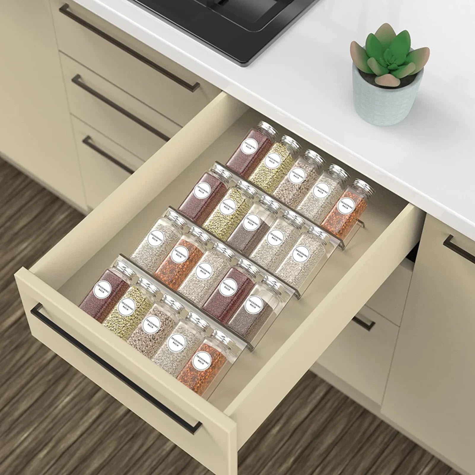 KERMYS Drawer Spice Organizer