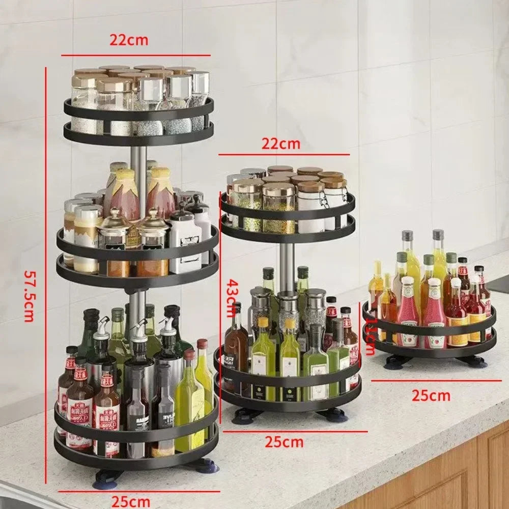 KERMYS Rotating Spice Rack