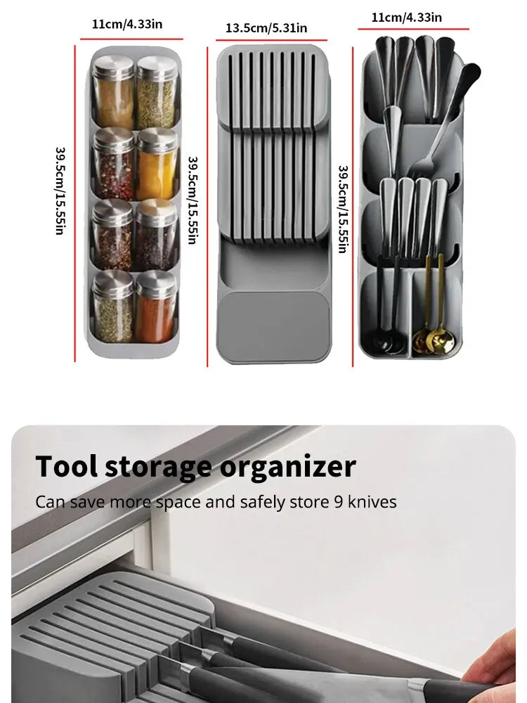 KERMYS Kitchen Cutlery Organizer