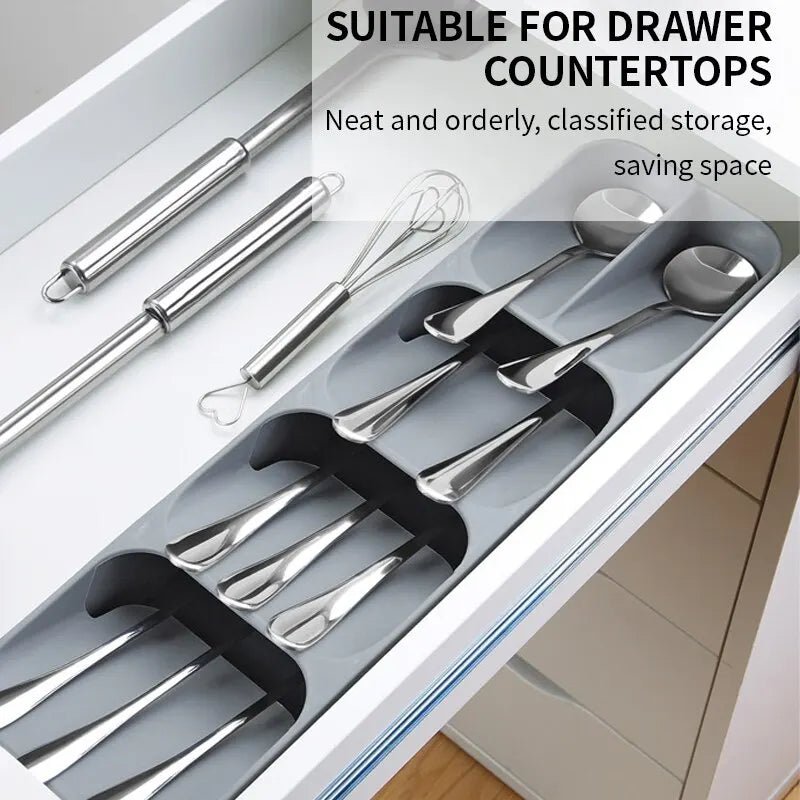 KERMYS Kitchen Cutlery Organizer