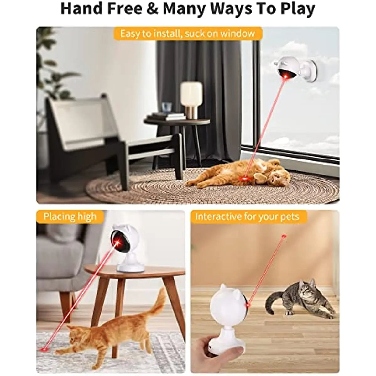 Kermys™ Automatically Rotating Laser Toy