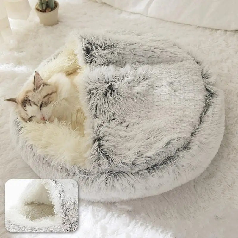 Kermys™ Soft Fluffy Cat Nest