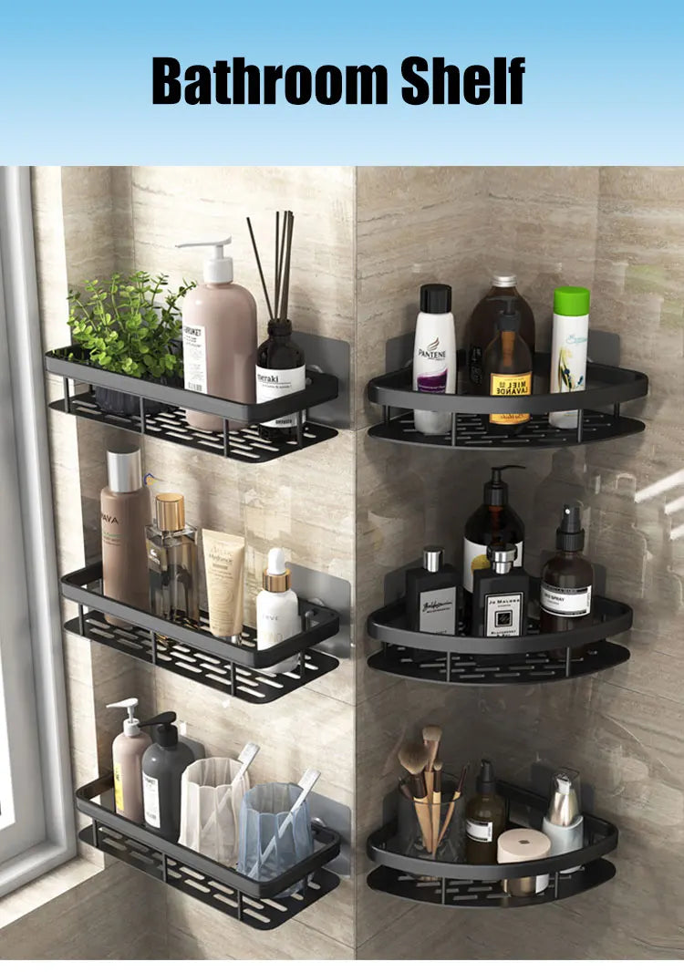 KERMYS Bathroom Organizer Shelf