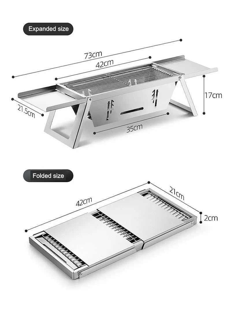 KERMYS Portable BBQ Grill Set