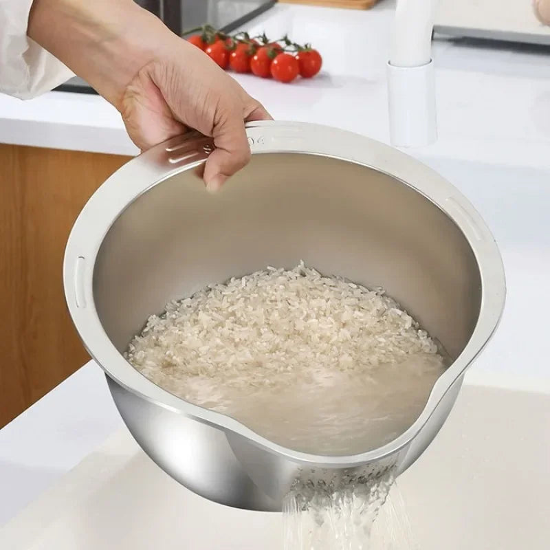 KERMYS Stainless Rice Strainer