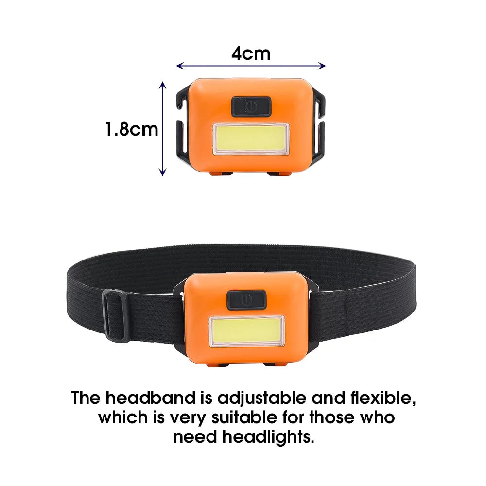 KERMYS Mini COB LED Headlamp