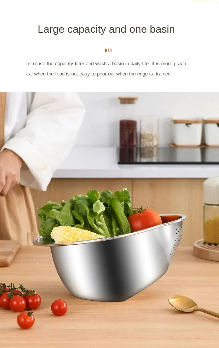 KERMYS Stainless Rice Strainer