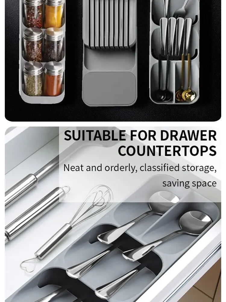 KERMYS Kitchen Cutlery Organizer